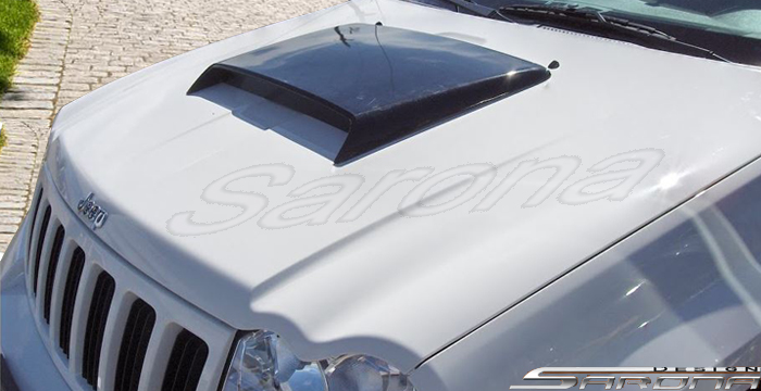 Custom Jeep Grand Cherokee  SUV/SAV/Crossover Hood Scoop (2005 - 2010) - $169.00 (Part #JP-002-HS)